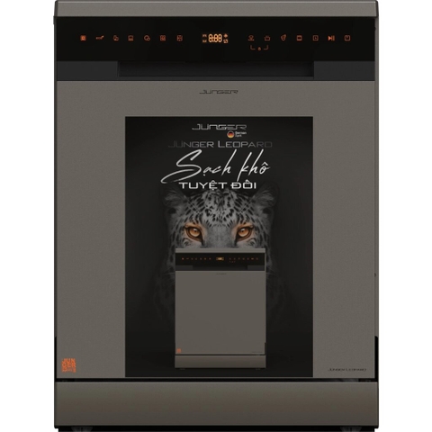 Máy rửa bát Junger JG Leopard DWJ-163-MS | AI Dry, UV, Ag+