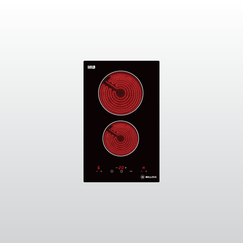 Bếp Title Tag: Bếp điện Domino Malloca MDH-02R -Mặt kính Eurokera