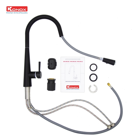 Vòi rửa bát dây rút Konox KN1901B