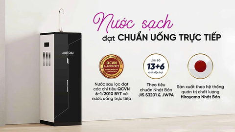 Máy Lọc Nước RO Mutosi Có Tủ MP-S99 – 11 Lõi Lọc Chuẩn Nhật, Hydrogen Kiềm