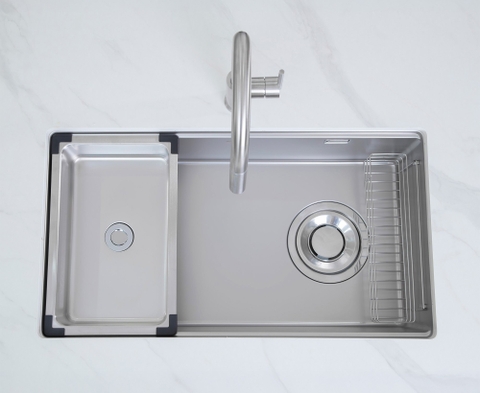 Chậu rửa bát Kluger KY8045SL Plus – Super Linen bền bỉ vượt thời gian
