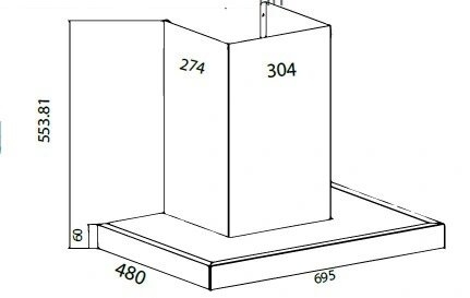 Máy hút mùi Canzy CZ-PRO333SG | Chữ T Inox đen