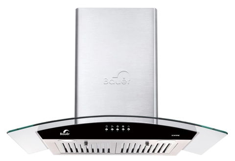 Máy Hút Mùi Bauer BCN70PMC - Kính cong 1200m3/h siêu êm