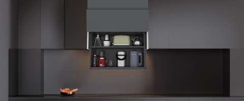 Giá gia vị nâng hạ điện GrandX XL.80ET - XL.90ET Titanium - Thông minh 1 chạm