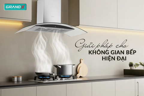 Hút mùi kính cong GrandX GX H70C55 – Cực êm ái hút khỏe 980m³/h