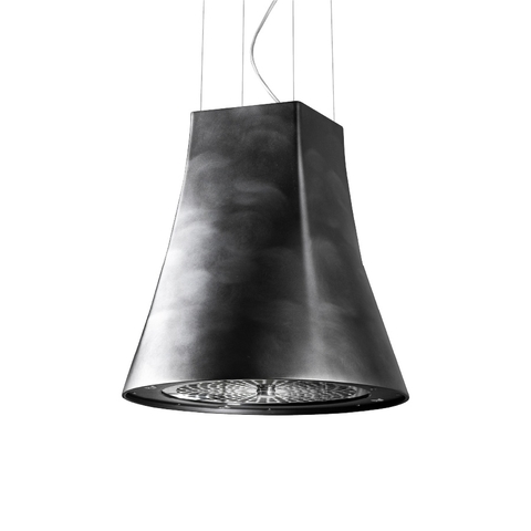 Máy hút mùi gắn trần đảo Malloca ADEL P3810 sơn hiệu ứng Pewter Ý