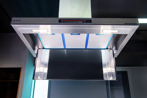 Máy hút mùi đảo treo GrandX GX H90IL89M - Malaysia - Inverter BLDC Siêu Êm, 9 Cấp Tốc Độ