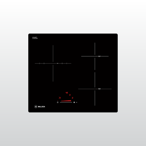 Bếp Kết Hợp Điện Từ Malloca MIR 593 | Bếp Kính Âm 2 Từ 1 Điện Cao Cấp