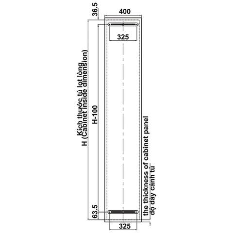 Phụ kiện tủ cao Hafele KARA PULL (595.80.803) - Tủ kho kéo 6 tầng