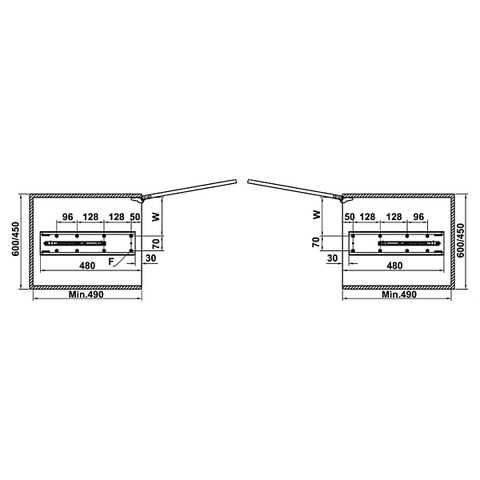 Rổ 6 tầng Hafele KARA SWING (548.65.842) - Hệ kho tủ đồ khô