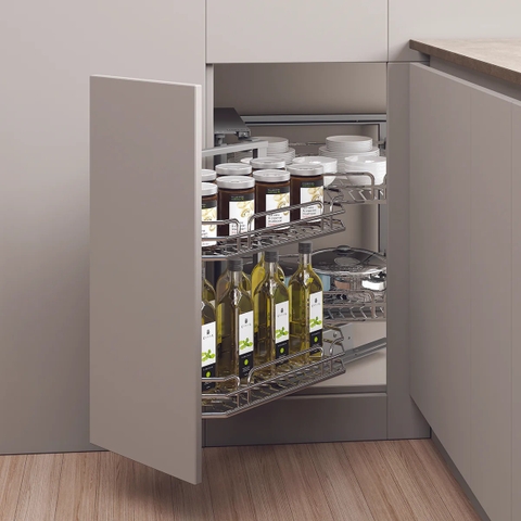 Rổ góc nan Ovan Hafele OLLA (548.21.022) - Inox 304 - Liên hoàn