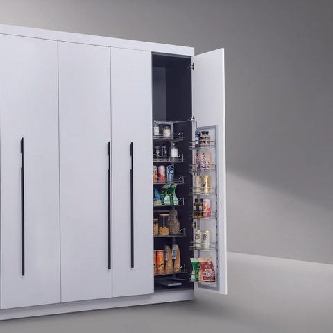 Rổ tủ đồ khô Hafele Dolce (548.65.073) - 12 Rổ - Inox 304