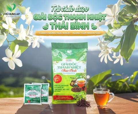 Trà Giải Độc Thanh Nhiệt Thái Bình 1kg (100gói x 10gr)