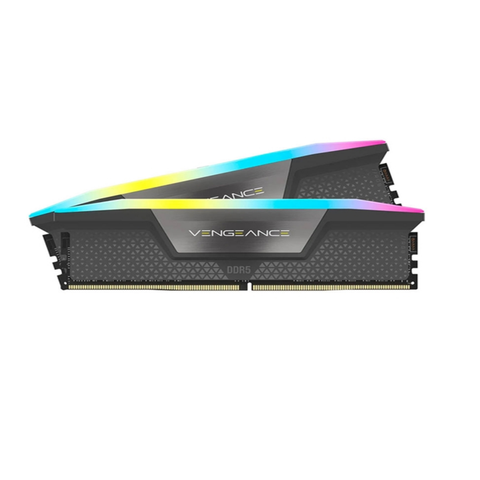 RAM PC CORSAIR VENGEANCE RGB 128GB (2x64GB) DDR5 6400MHz (CMH128GX5M2B6400C42)
