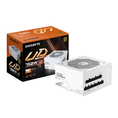Nguồn máy tính Gigabyte GP-UD750GM PG5 V2 ICE 750W (80 PLUS Gold/ Full modular/Màu Trắng)