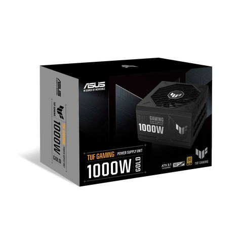 Nguồn máy tính Asus TUF Gaming 1000W Gold ( 1000W, ATX 3.1, PCIe 5.0, 80 Plus Gold, Full Modular)
