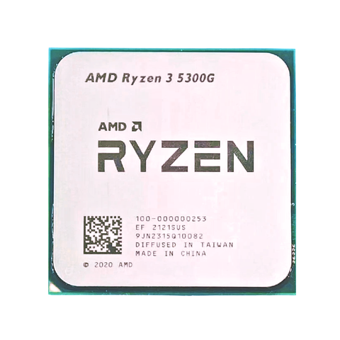 CPU AMD Ryzen 3 5300G (AMD AM4 - 4 Core - 8 Thread - Base 4.0GHz - Turbo 4.2GHz - Cache 8MB) - Tray / Box