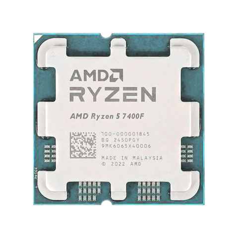 CPU AMD Ryzen 5 7400F (AMD AM5 - 6 Core - 12 Thread - Base 3.7GHz - Turbo 4.7GHz - Cache 38MB) - Tray / Box