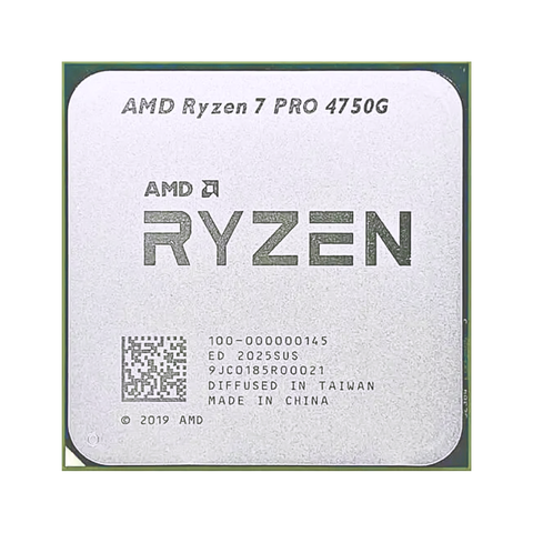 CPU AMD Ryzen 7 PRO 4750G (AMD AM4 - 8 Core - 16 Thread - Base 3.6GHz - Turbo 4.4GHz - Cache 12MB) - Tray / Box