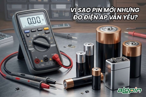 Vì Sao Pin Mới Nhưng Đo Điện Áp Vẫn Yếu?