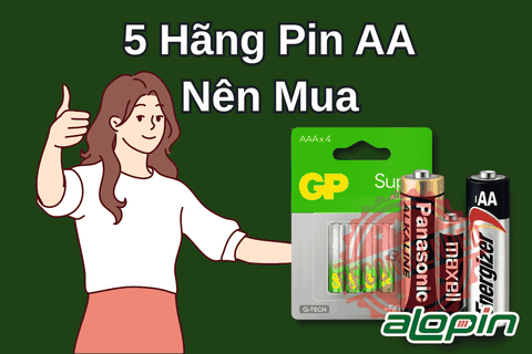 5 Hãng Pin AA Nên Mua