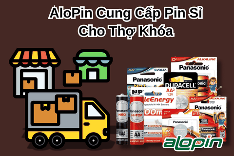 AloPin Cung Cấp Pin Sỉ Cho Thợ Khóa