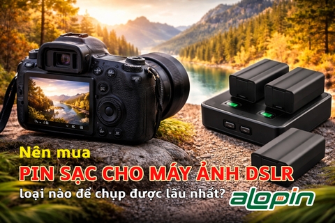 Nên mua pin sạc cho máy ảnh DSLR loại nào để chụp được lâu nhất?