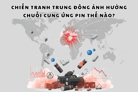 Chiến Tranh Trung Đông Ảnh Hưởng Chuỗi Cung Ứng Pin Như Thế Nào?