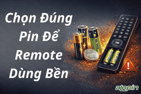 Chọn Đúng Pin Để Remote Dùng Bền