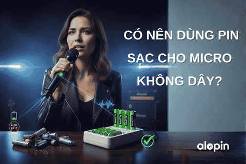 Có Nên Dùng Pin Sạc Cho Micro Không Dây? Chuyên Gia Giải Đáp Chi Tiết