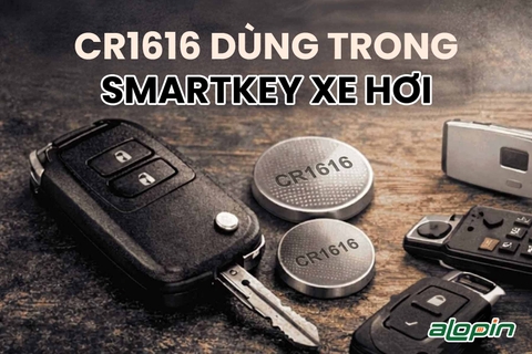 Pin CR1616 Dùng Trong Smartkey Xe Hơi