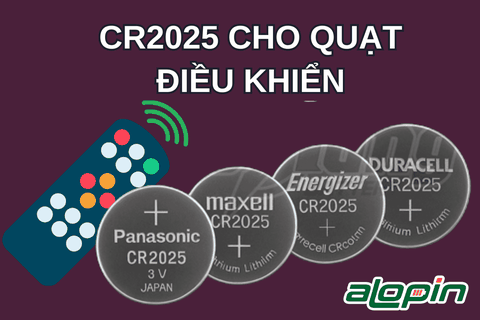 CR2025 Cho Quạt Điều Khiển