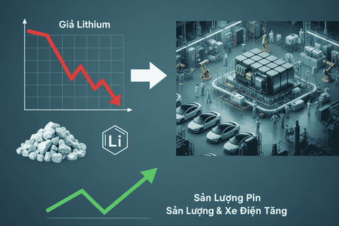Giá Lithium Giảm Sâu: Tác Động Thế Nào Đến Ngành Công Nghiệp Pin?