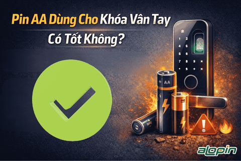 Pin AA Dùng Cho Khóa Vân Tay Có Tốt Không?