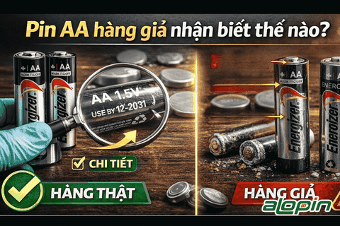 Pin AA Hàng Giả Nhận Biết Thế Nào?