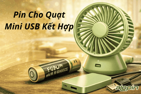 Pin Cho Quạt Mini USB Kết Hợp