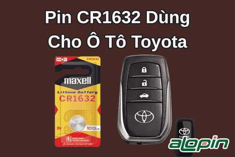 Pin CR1632 Dùng Cho Ô Tô Toyota