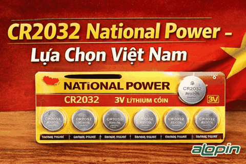 Pin CR2032 National Power – Lựa Chọn Pin Việt Nam
