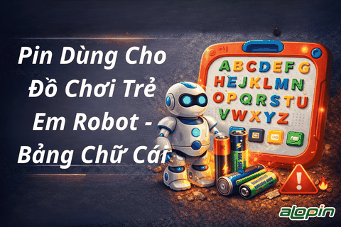 Pin Dùng Cho Đồ Chơi Trẻ Em Robot - Bảng Chữ Cái