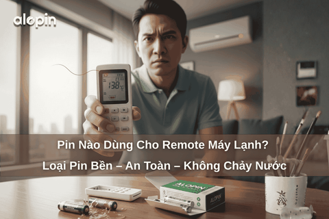 Pin Nào Dùng Cho Remote Máy Lạnh? Loại Pin Bền – An Toàn – Không Chảy Nước