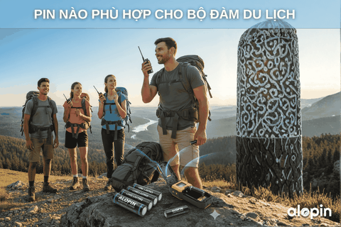 Pin Nào Phù Hợp Cho Bộ Đàm Du Lịch? Bí Quyết Chọn Pin Hoạt Động Bền Bỉ Cả Hành Trình