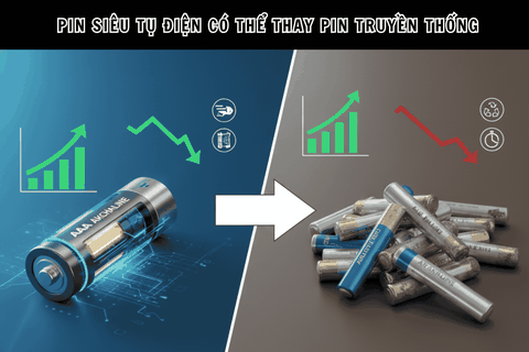 Pin Siêu Tụ Điện Có Thể Thay Pin Truyền Thống?