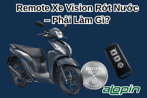 Remote Xe Vision Rớt Nước – Phải Làm Gì?