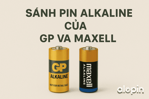 Sánh Pin Alkaline Của GP Và Maxell