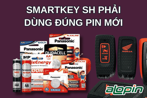 Smartkey SH Phải Dùng Đúng Pin Mới