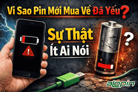 Vì Sao Pin Mới Mua Về Đã Yếu? Sự Thật Ít Ai Nói