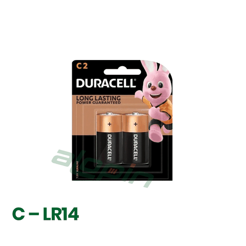 Pin Duracell Coppertop Alkaline C 1.5V (Pin Trung) - Chính Hãng