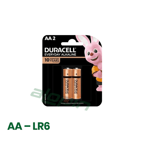 Pin Duracell Everyday Alkaline AA 1.5V (Vỉ 2 Viên) – Chính Hãng