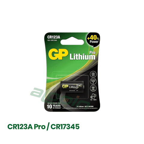 Pin GP CR123A Pro Lithium 3V - Chính Hãng