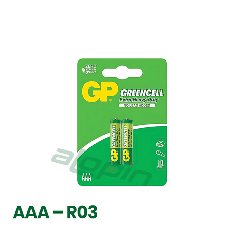 Pin GP Greencell AAA 1.5V (Vỉ 2 Viên) –  Chính Hãng
